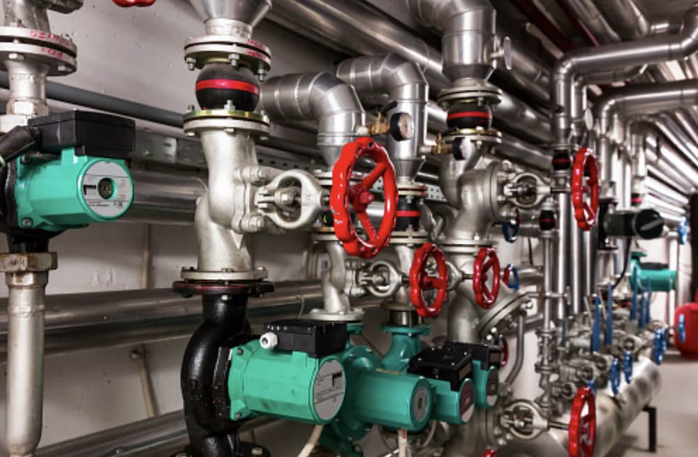 commercial plumbing system to fill after draining