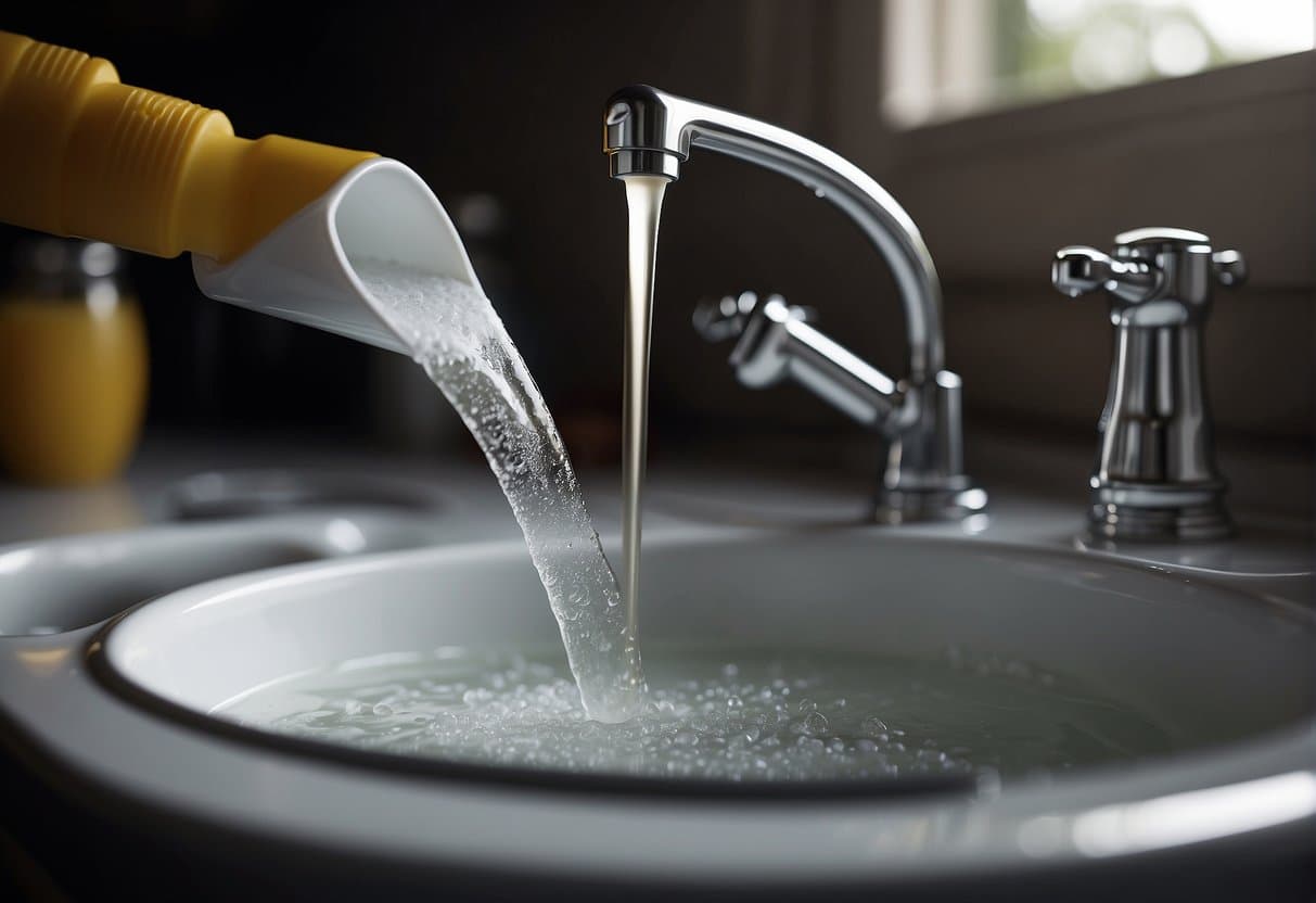 clean drains with homemade solution