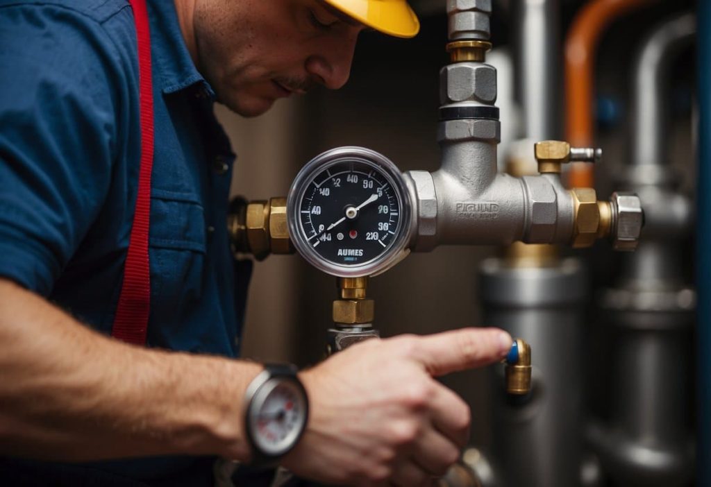 low water pressure clogged pipe
