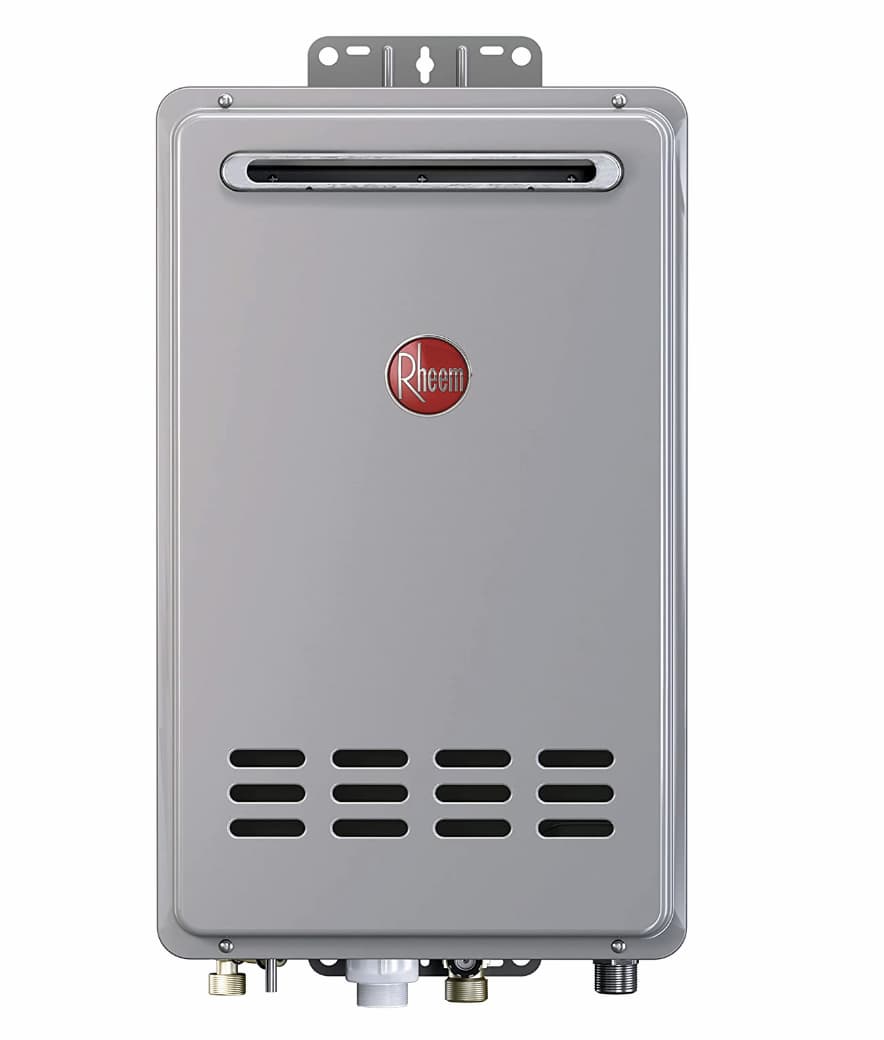 new Rheem tankless water heater
