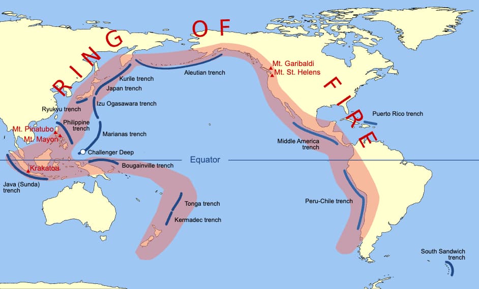 pacific rim ring of fire