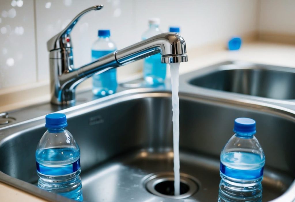 why is my water bill so high all of a sudden (with this running tap and water bottles being filled everywhere)